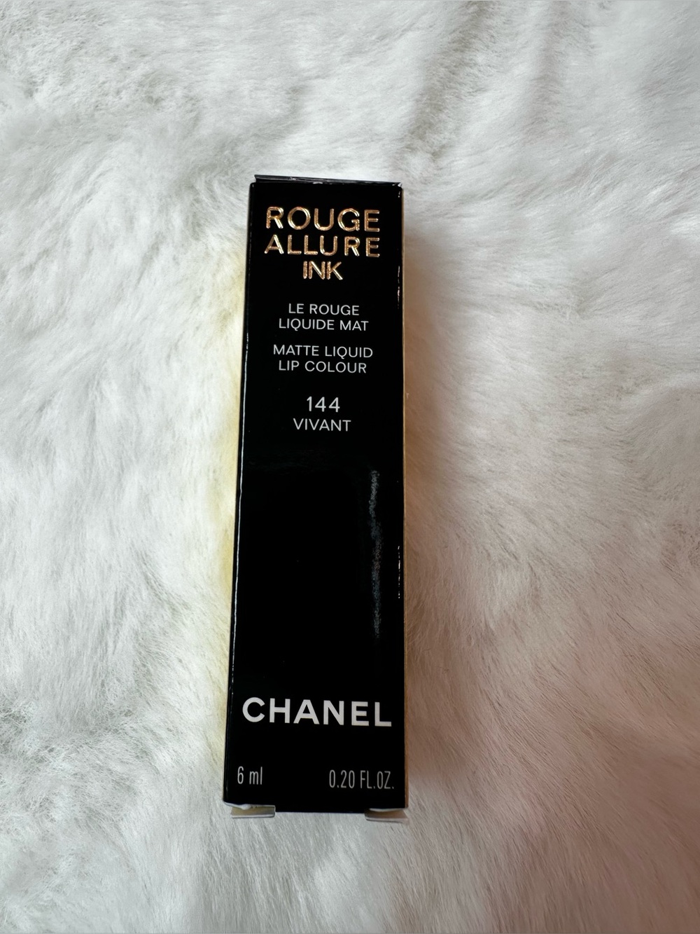 CHANEL Rouge Allure Ink Matte Liquid Lip Colour 144 Vivant - Vivid red
